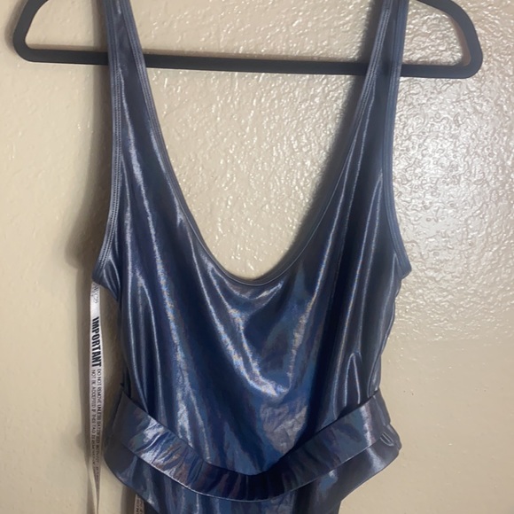 COPY - House of CB nereid iridescent grey one piece NWT large - Picture 5 of 8